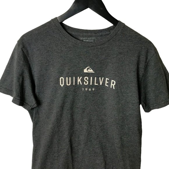 Quiksilver T Shirt Adult Surf Sport Active Graphic Tee Crew Short Sleeve S - Picture 2 of 7